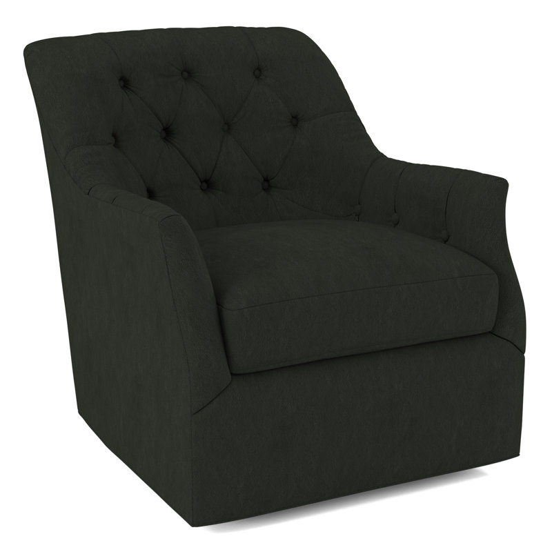 Swivel Tufted Chair, Salvador Asphalt