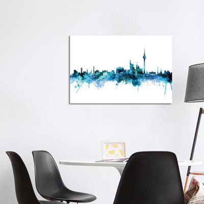 Berlin, Germany Skyline by Michael Tompsett - Wrapped Canvas Gallery-Wrapped Canvas Giclée