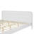 Pine Solid Wood Queen Size Bed, Solid and Stable , No Box Spring Needed, White Color-552052013