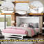Grand lit escamotable avec armoire verticale, lit pliable peu encombrant pour une vie compacte-110090994