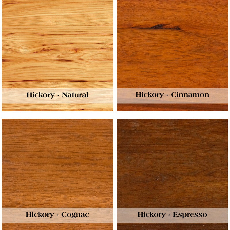 Casier suspendu Fireside Lodge Hickory - Hickory naturel, Hickory naturel