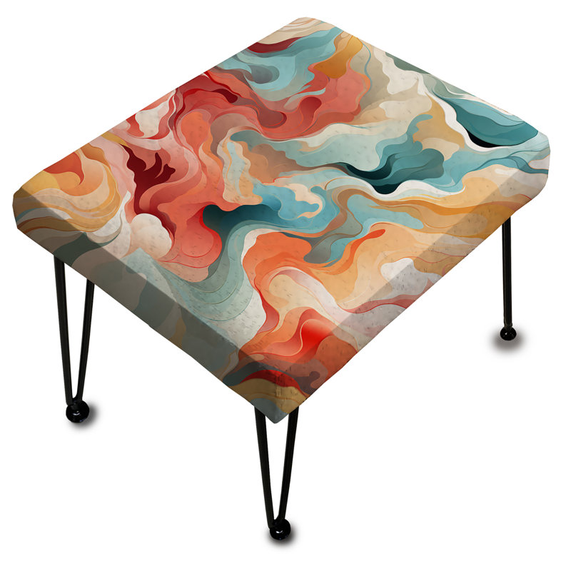 Repose-pieds de couleur pastel Camel
