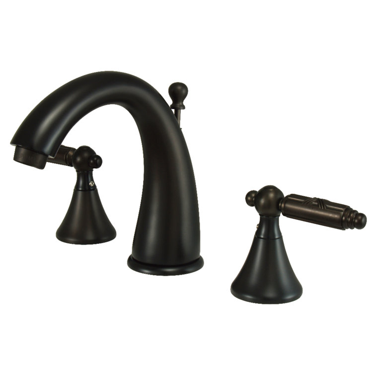 Widespread Bathroom Faucet with Double Cross Handles