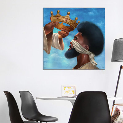 Crown Me Lord (Man) 1 Piece Wrapped Canvas Wall Art