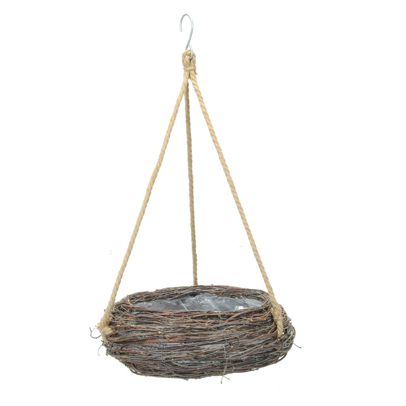 Pot à fleurs suspendu en bois Dulane