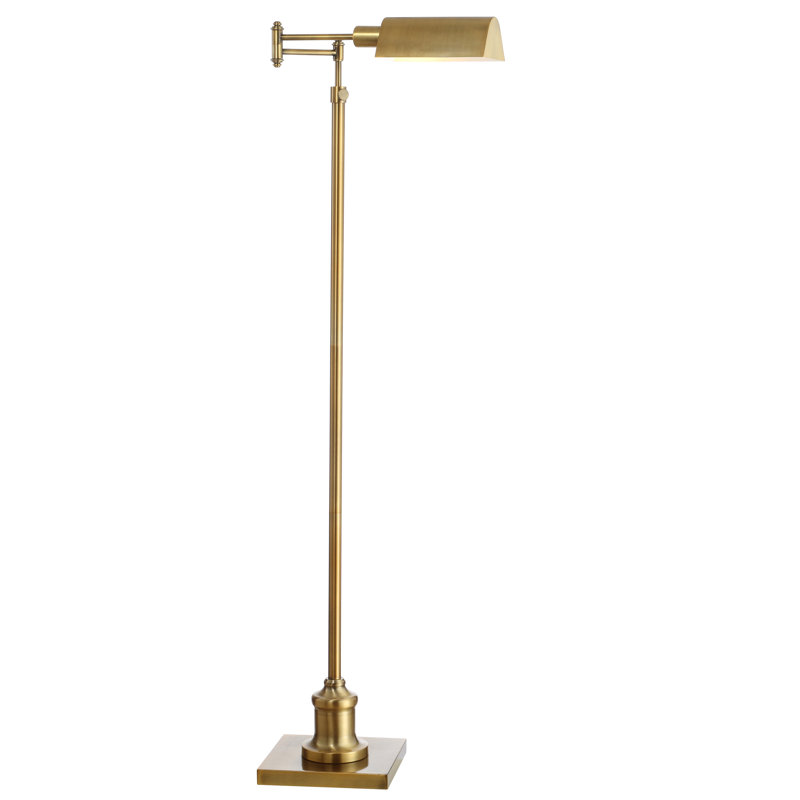 Briggs 165cm Extendable Brass Floor Lamp