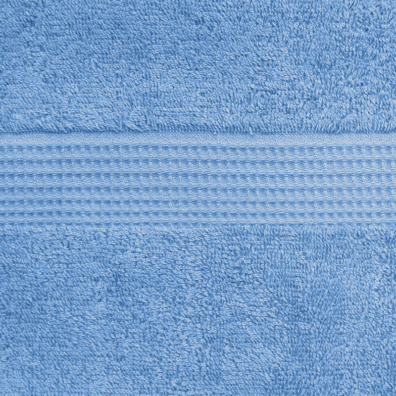 Perdew Bath Towel Super Absorbent 550 gsm Luxury Egyptian-Quality Cotton 70x125, Light Blue