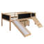 Lit mezzanine simple avec boîte de rangement-1595918377