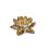 Petite bougie chauffe-plat en cristal Lotus