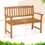 Solid Wood Outdoor Bench