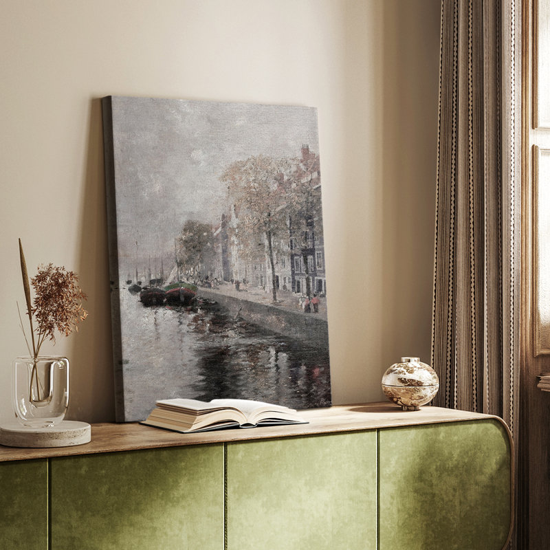 Paysage rétro CXLIV - galerie enveloppée Cavas, H 27 po x l 18 po