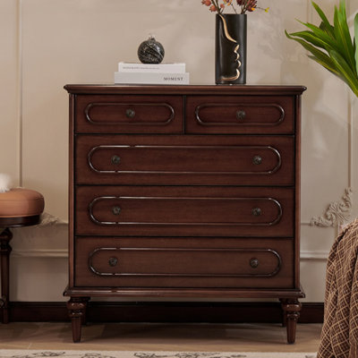 Commode d'appoint en bois massif Simple Style
