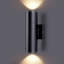 Lampe murale d'extérieur noire en aluminium imperméable-1976221820