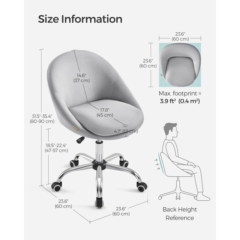 Ferron Office Chair, Grey