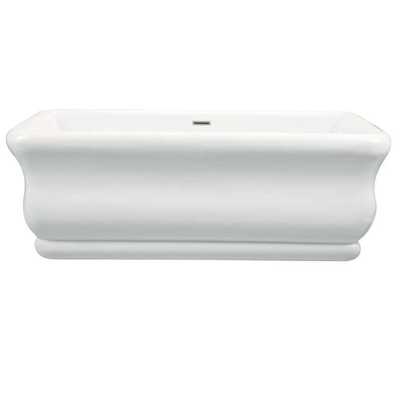 Parisian 1 Freestanding Air Bath Tub, 72" L x 40" W x 23.375" H