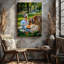 Toile dans un parc vibrant avec les teintes de la nature, art mural-2109330677