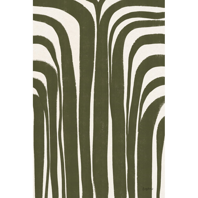 «Organic Abstract I», impression sur toile par Becky Thorns, H 12 po x l 8 po, Oui, Impression avec cadre érable