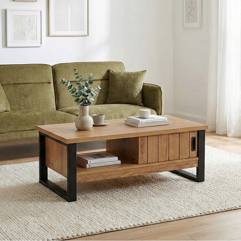 Ahlayna Frame Coffee Table with Storage