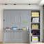 Lit escamotable avec bureau et tablettes Murphy-819987288-819987289