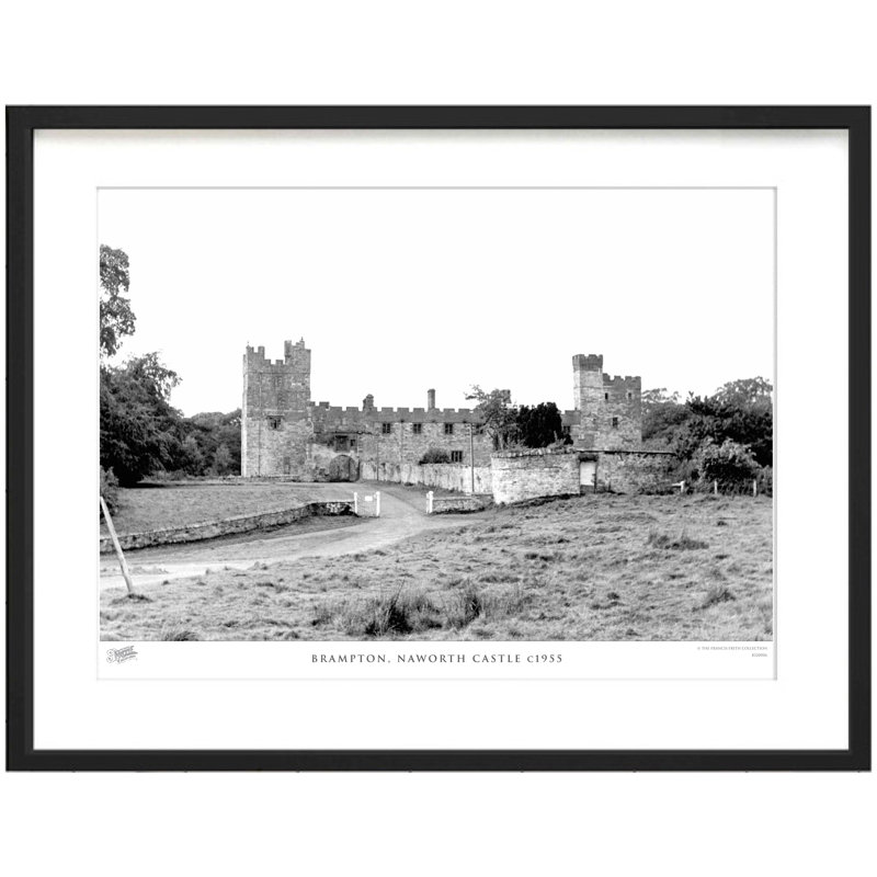Brampton, Naworth Castle C1955 by Francis Frith - Single Picture Frame Print, 28cm H x 36cm W x 2.3cm D