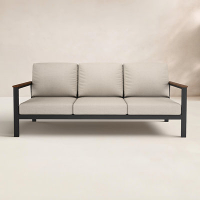 Townsend 80.3" Wide Outdoor Patio Sofa with Sunbrella® Cushions