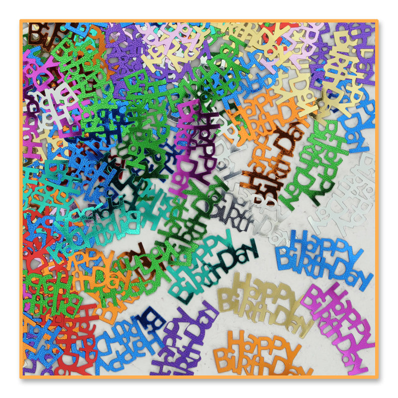 Confettis joyeux anniversaire