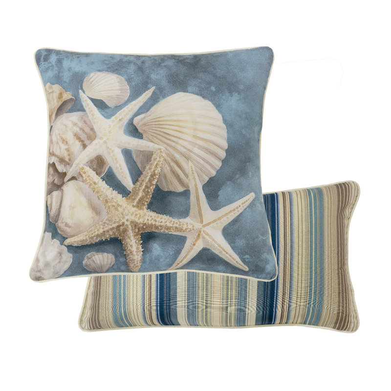 Ensemble de coussins 2 pièces Donna, Blue Diamond Coastal