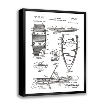 " Canoe And Kayak Patent " by Stanley Print House