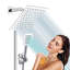 Pomme de douche à pluie 2.0 GPM GPM