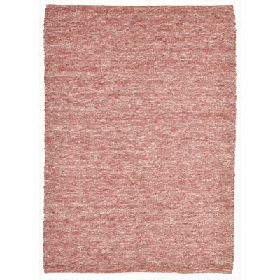 Hand Woven Wool Red Indoor Rug