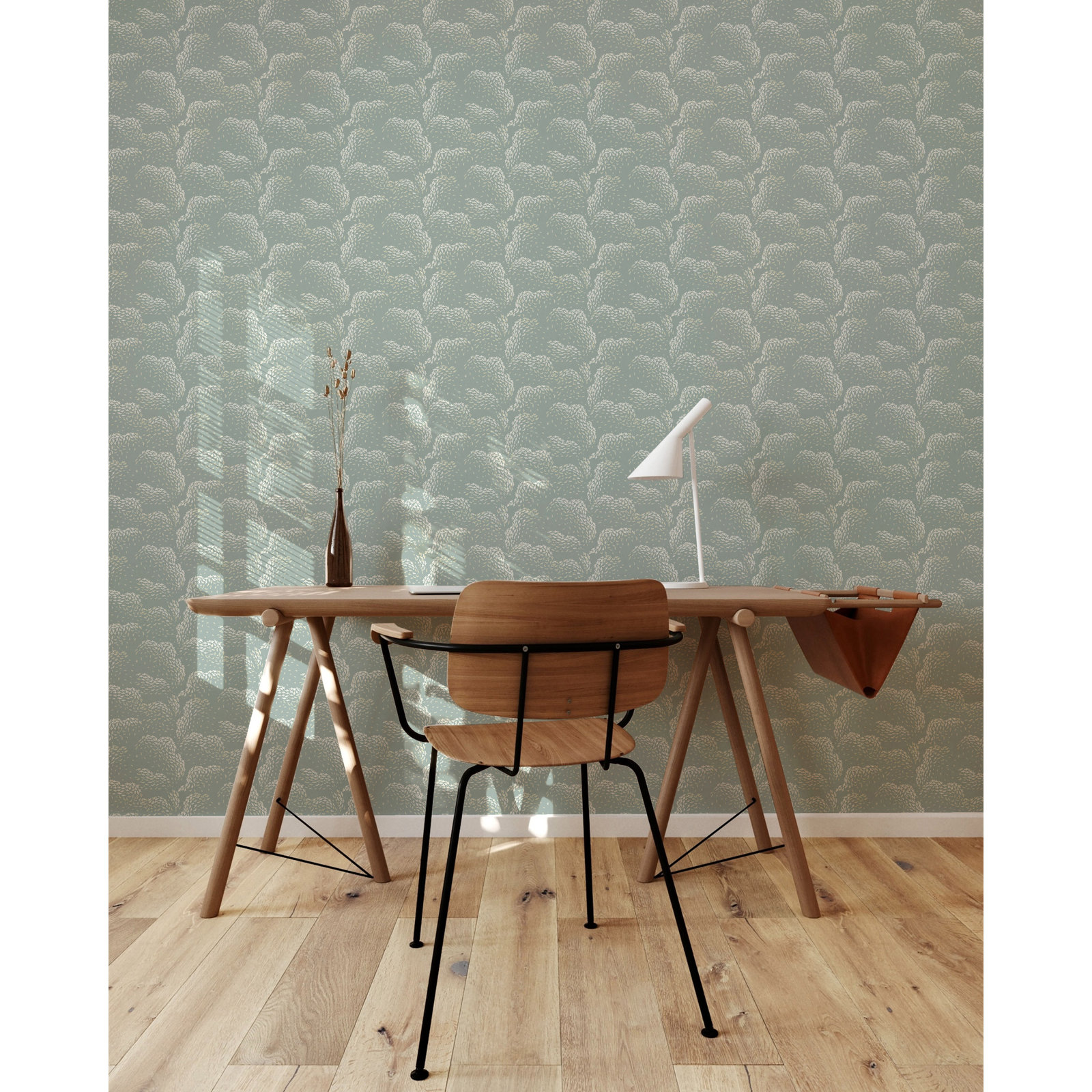 Revel Self-Adhesive Wallpaper Roll, Blue, Non-pasted, Paper