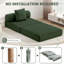 Canapé-lit pliant pour canapé-lit modulaire convertible en chenille pour salon