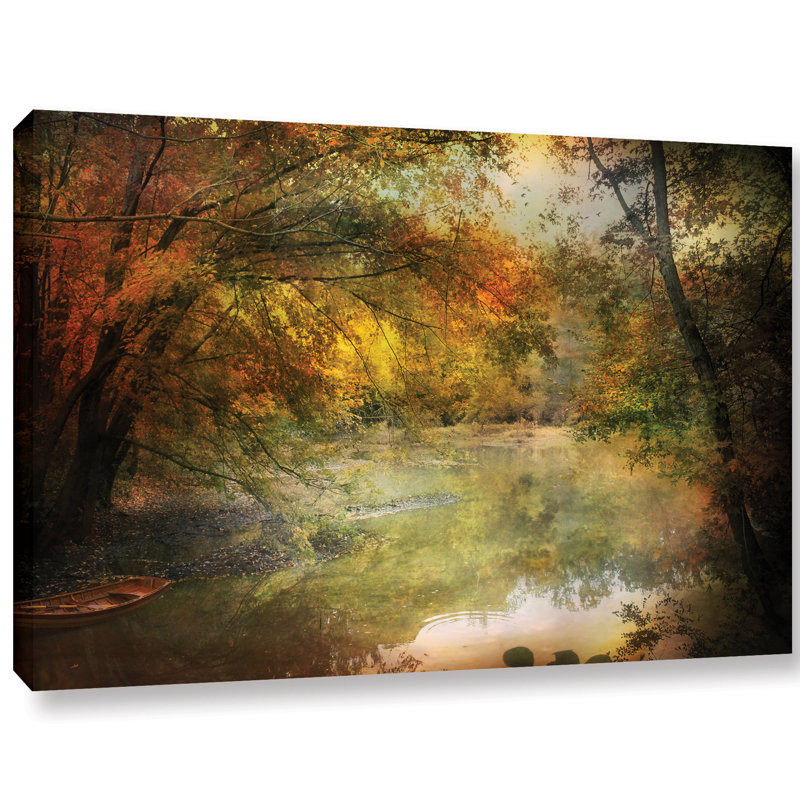 « automne automne », reproduction de photo sur toile tendue, H 32 po x l 48 po x P 2 po
