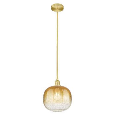 Edison - Brookhaven Sphere - 1 Light 11" Stem Hung Mini Pendant