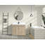 Meuble-lavabo simple 42 po avec plateau en pierre reconstituée Redondo