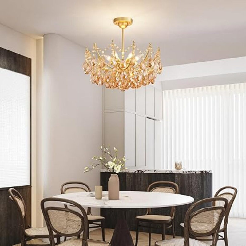 6 - Light Round Chandelier