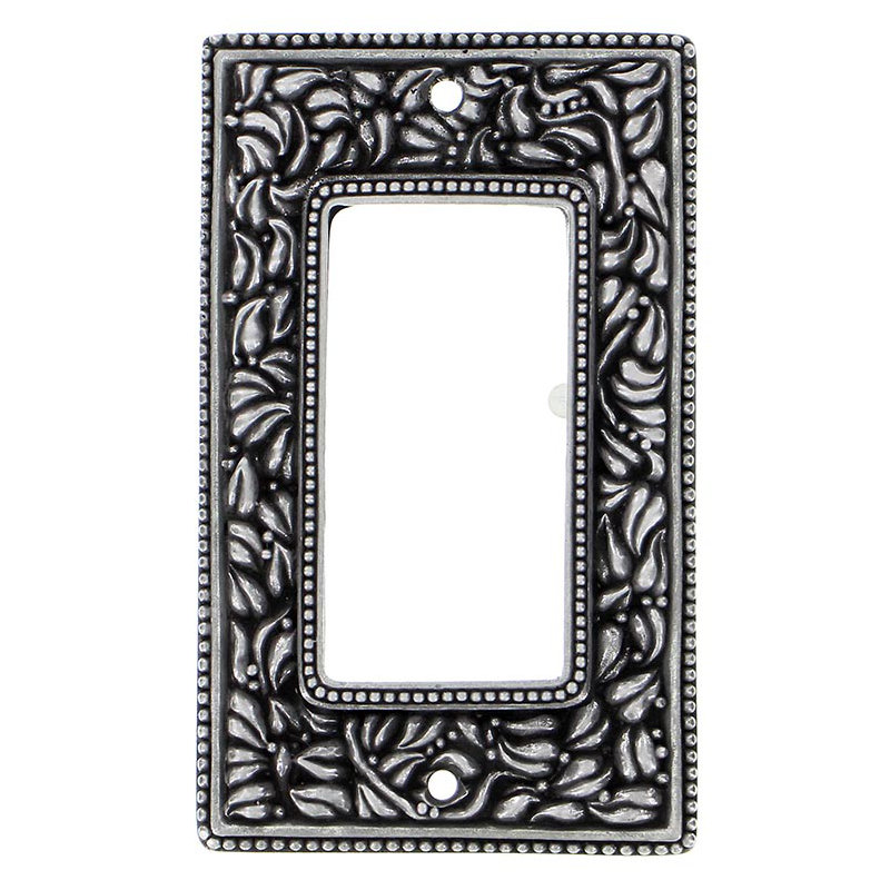 San Michele 1-Gang Rocker Wall Plate, Vintage Pewter