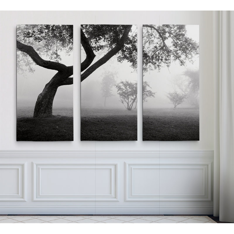 Into the Mist-multi-pièces sur toile tendue, H 24 po x l 36 po x P 1,5 po