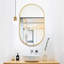 Miroir ovale en métal 20 po x 33 po-1699720887-1699720886