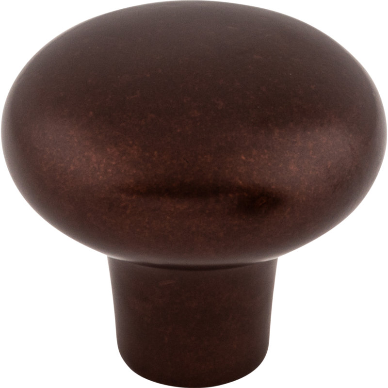 Mahogany Bronze Round Cabinet Knob with Mounting Hardware