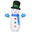 Bonhomme de neige de Noël gonflable