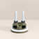 Gold Dual Flush Button Handle