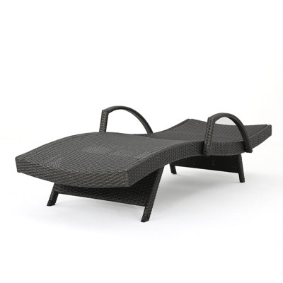 Fauteuil en osier avec accoudoirs Salem