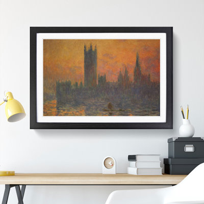 Houses of Parliament in London Vol.2 by Claude Monet - Picture Frame Painting