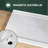 48" X 32" Double Threshold Shower Pan Base In White With Center Drain Assembly & Drain Cover Included