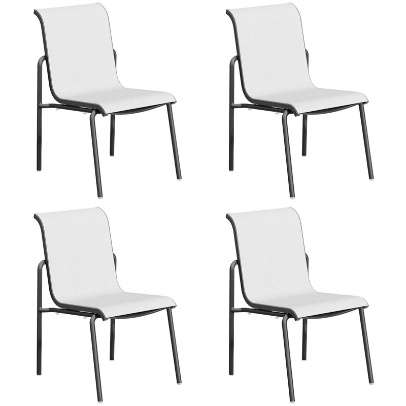 Orso Sling Side Chair, Carbon