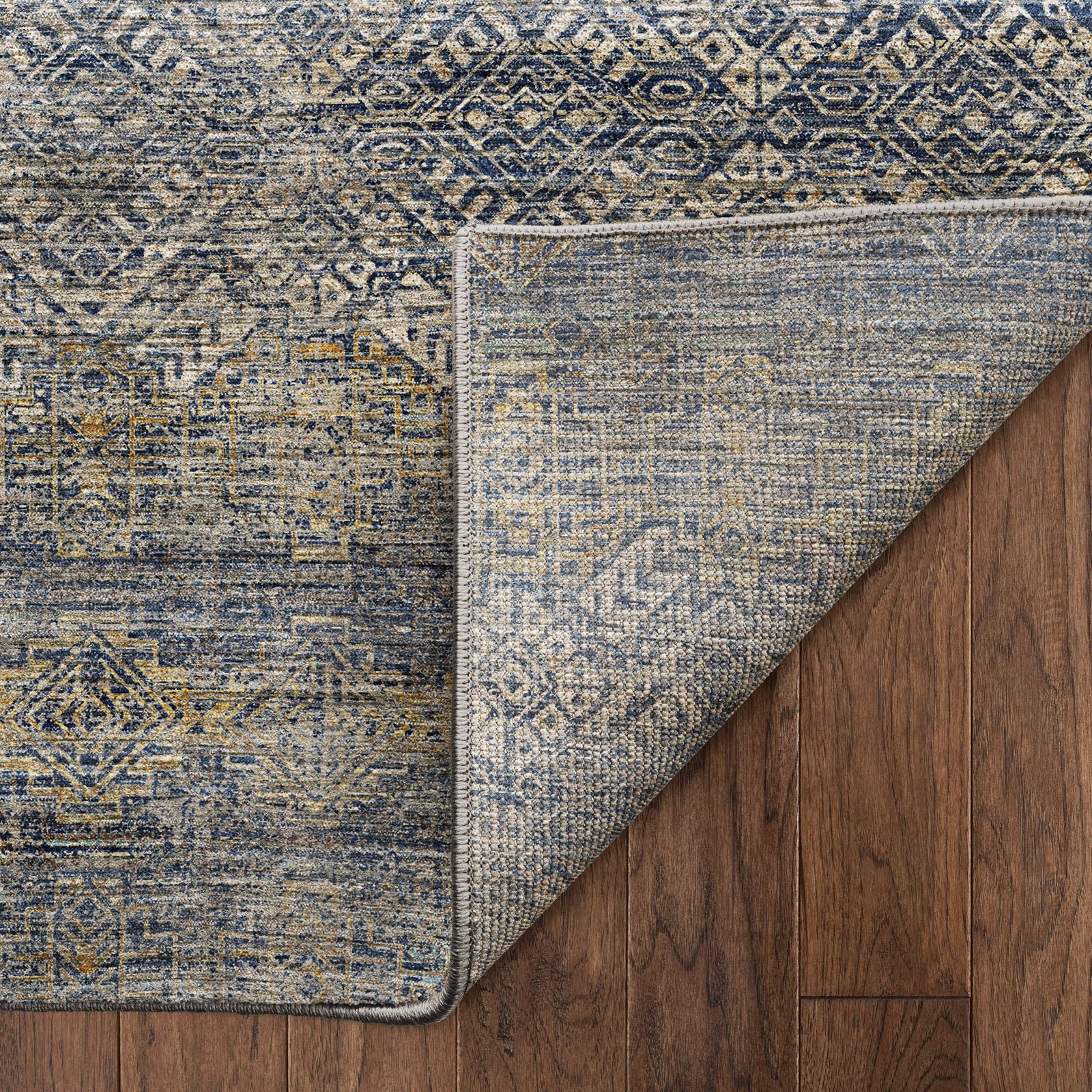 Rug, Navy, 6'6" x 9'6"