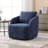 Upholstered Swivel Barrel Chair-90804078