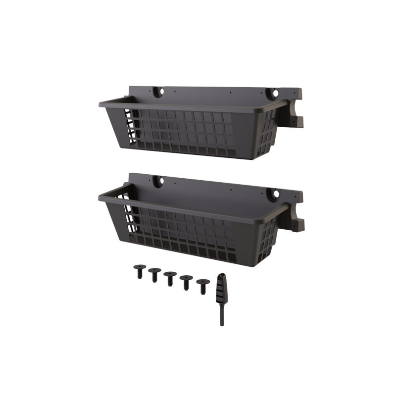 Resin Outdoor Basket Shed Accessory for Suncast Storage Sheds with EZ Bolt Assembly