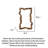 Retro Distressed Irregular-Edge Pine Frame High-Definition Full-Length Mirror-105937119